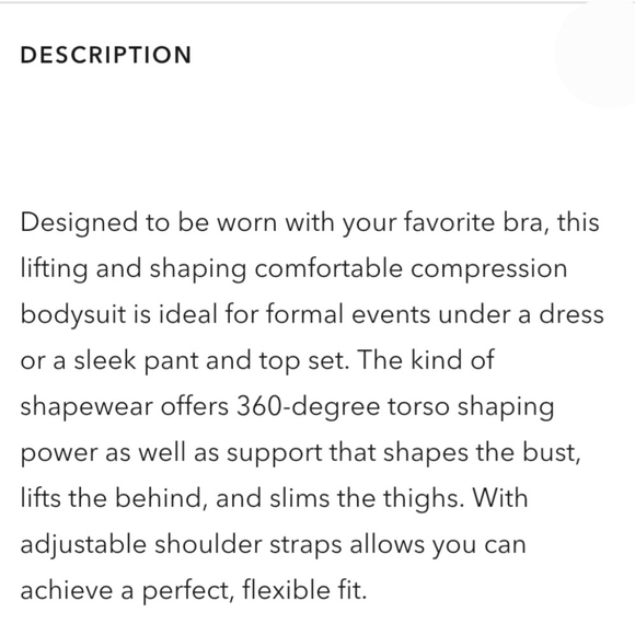 Shaperx bodysuit women's 2XL nude shapewear tummy control full body seamless new - Picture 5 of 15